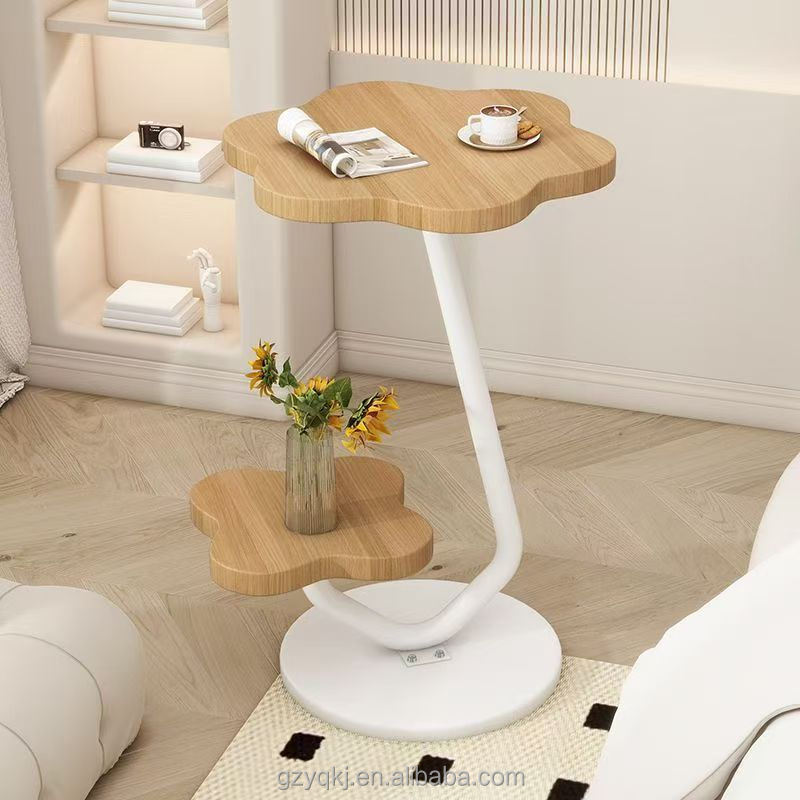 Butterfly-Shaped 2-Tier Side Table