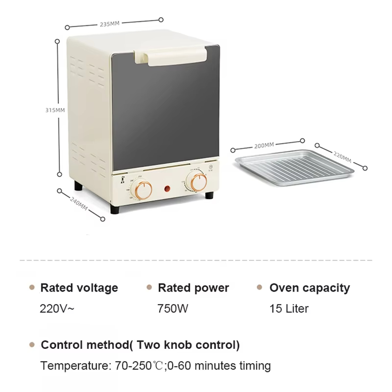 Silver Crest 15L Electric Mini Oven - Image 3