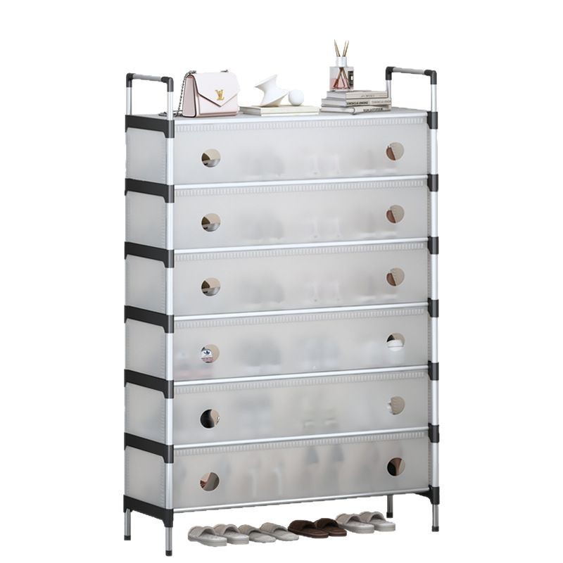 6-Layer Dustproof Shoe Storage Cabinets Detachable Moisture-proof and Rust-proof Shoe Rack Stand for Bedroom, Living Room
